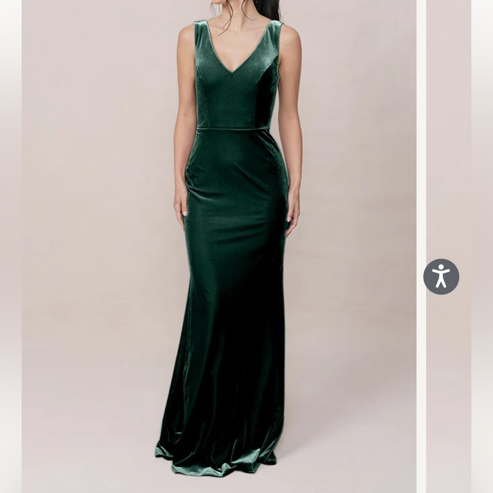 Revelry Dakota Dress - Emerald Green 613 - Size 16 - Velvet